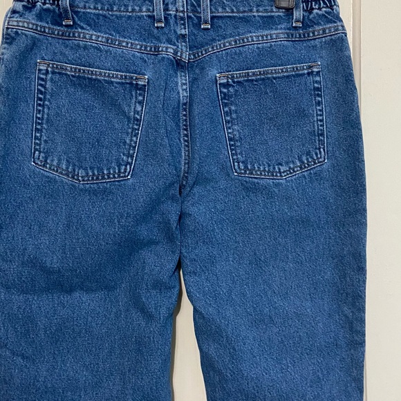 L.L.Bean Womens Jeans 16 P Original Fit Relaxed Blue Denim High Rise - Picture 11 of 11
